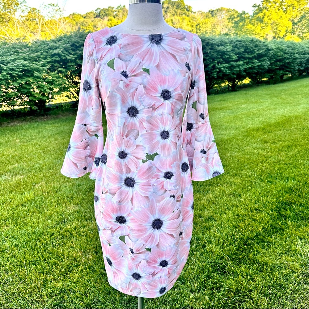 Calvin Klein Floral Print Dress Size 4